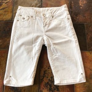 L A idol White Shorts